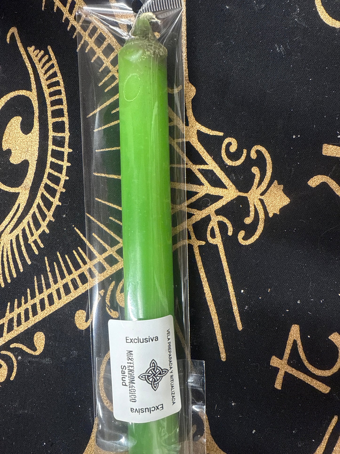 Vela preparada y ritualizada salud