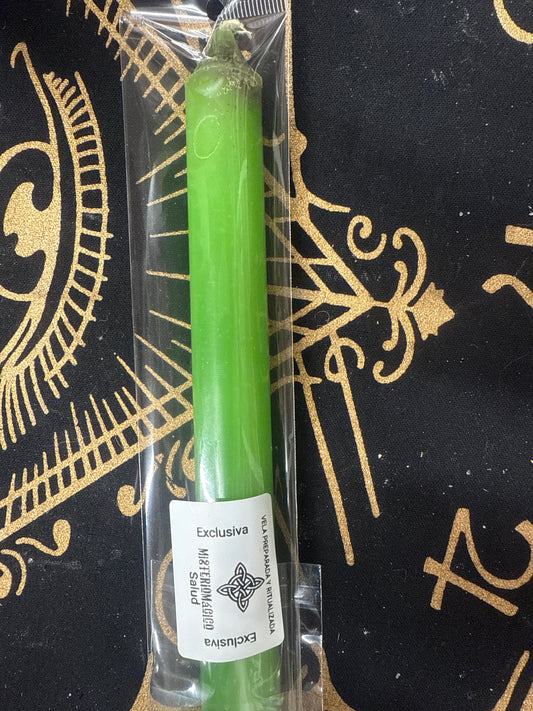Vela preparada y ritualizada salud