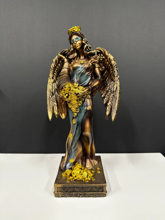 Diosa de la fortuna ( Verde) 28 centímetros